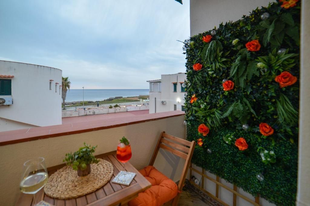 Balkón nebo terasa v ubytování Isula SeaView Apartments