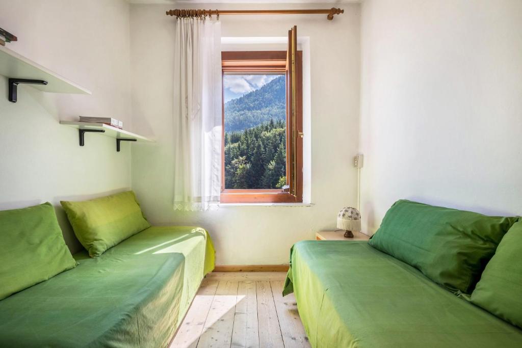 Posezení v ubytování Casa nel Borgo Edera