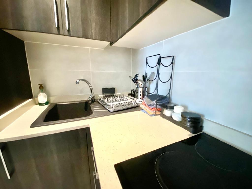 Køkken eller tekøkken på One Bed Apartment