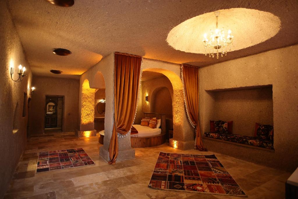 Posezení v ubytování La Fairy Cappadocia