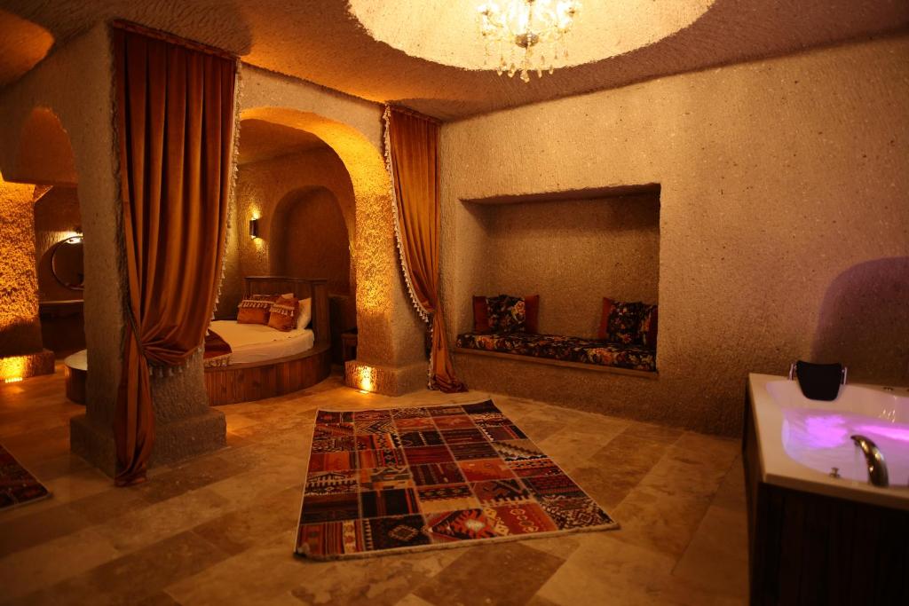 Posezení v ubytování La Fairy Cappadocia
