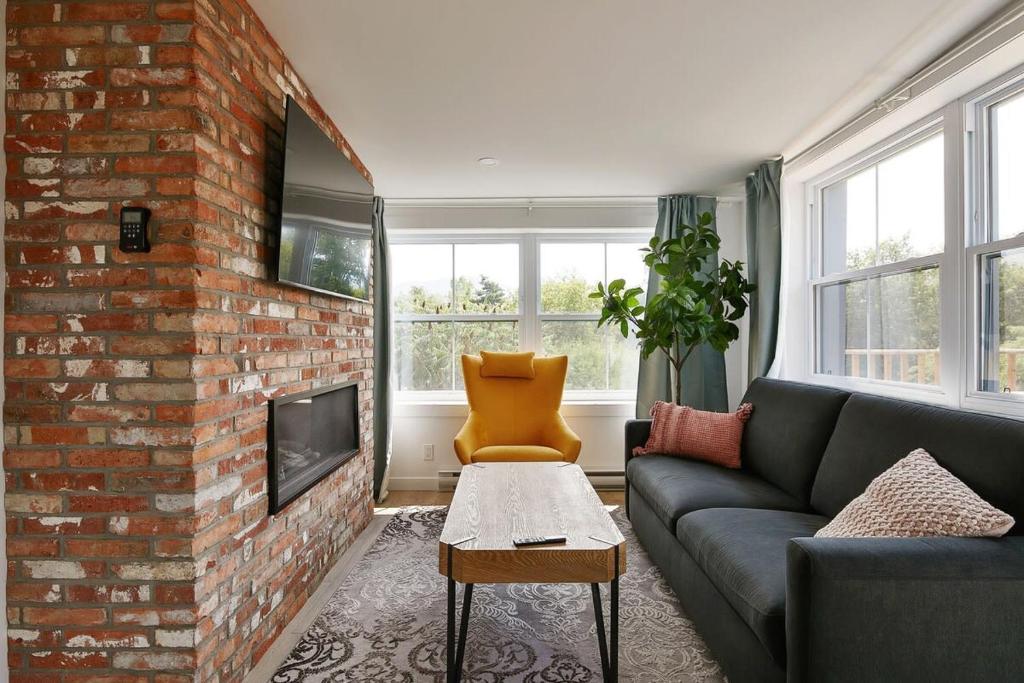 Posezení v ubytování Bromont Lodge 837 shefford suite 200