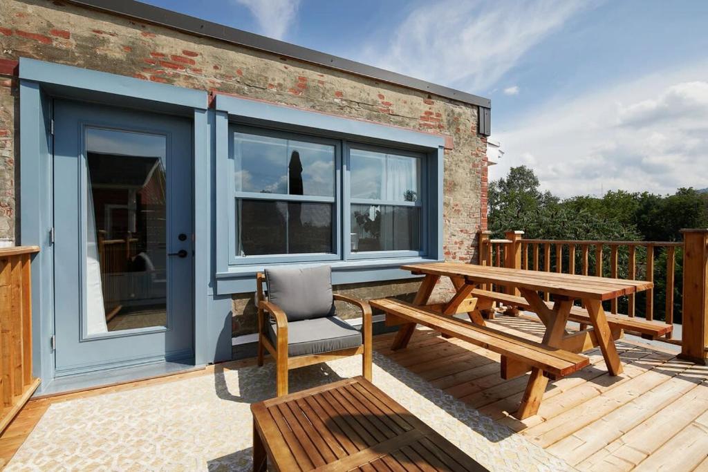 Balkón nebo terasa v ubytování Bromont Lodge 837 shefford suite 200