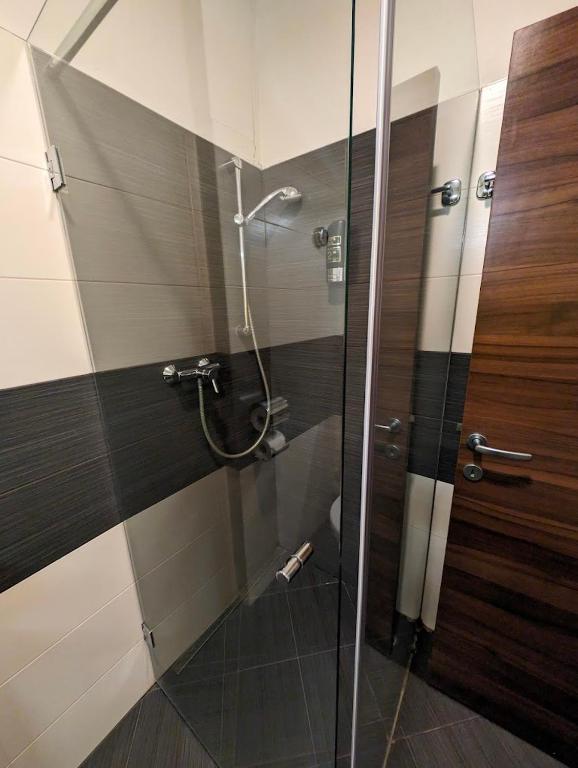 Koupelna v ubytování Hotelik Košice