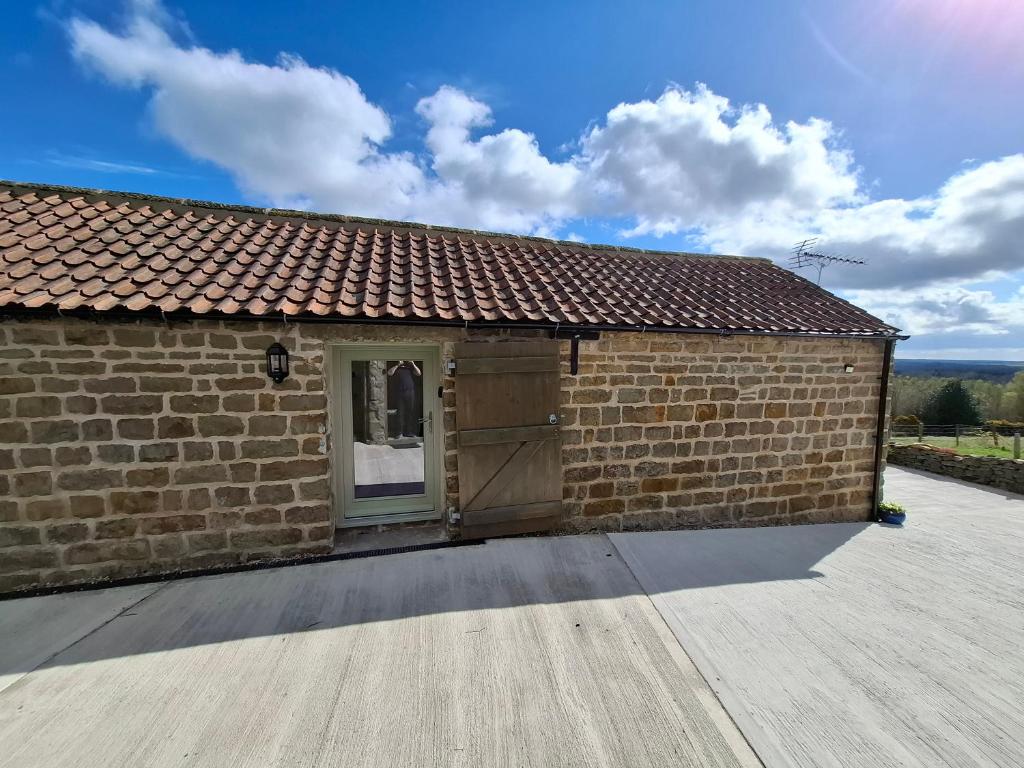 Bygningen som feriehuset ligger i