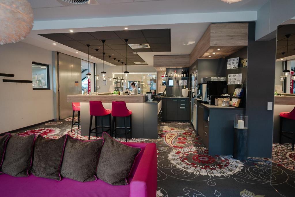 Posezení v ubytování qubixx stadtmittehotel