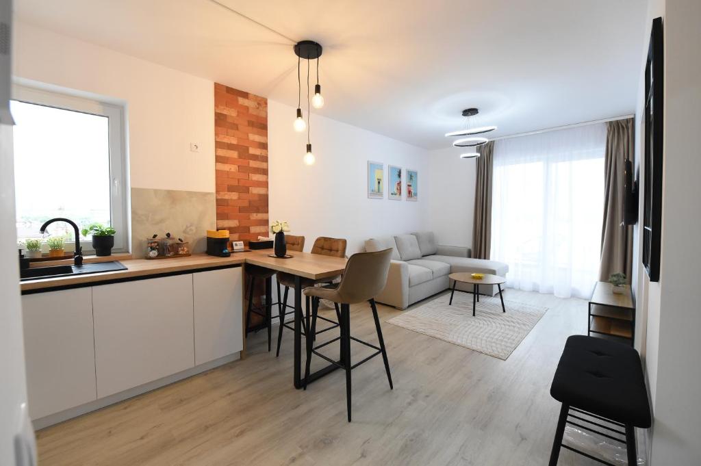 Dapur atau dapur kecil di Amber Central Residence