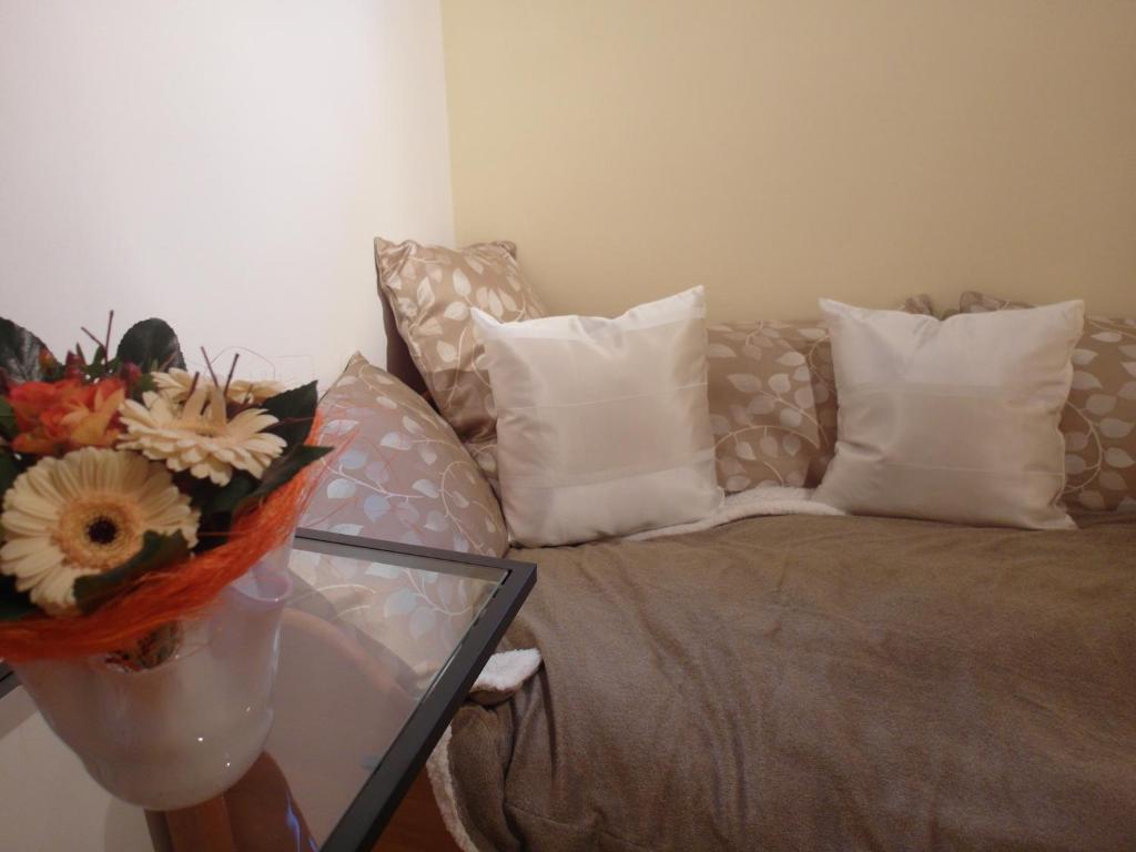 Posezení v ubytování Am Forsthaus Gravenbruch