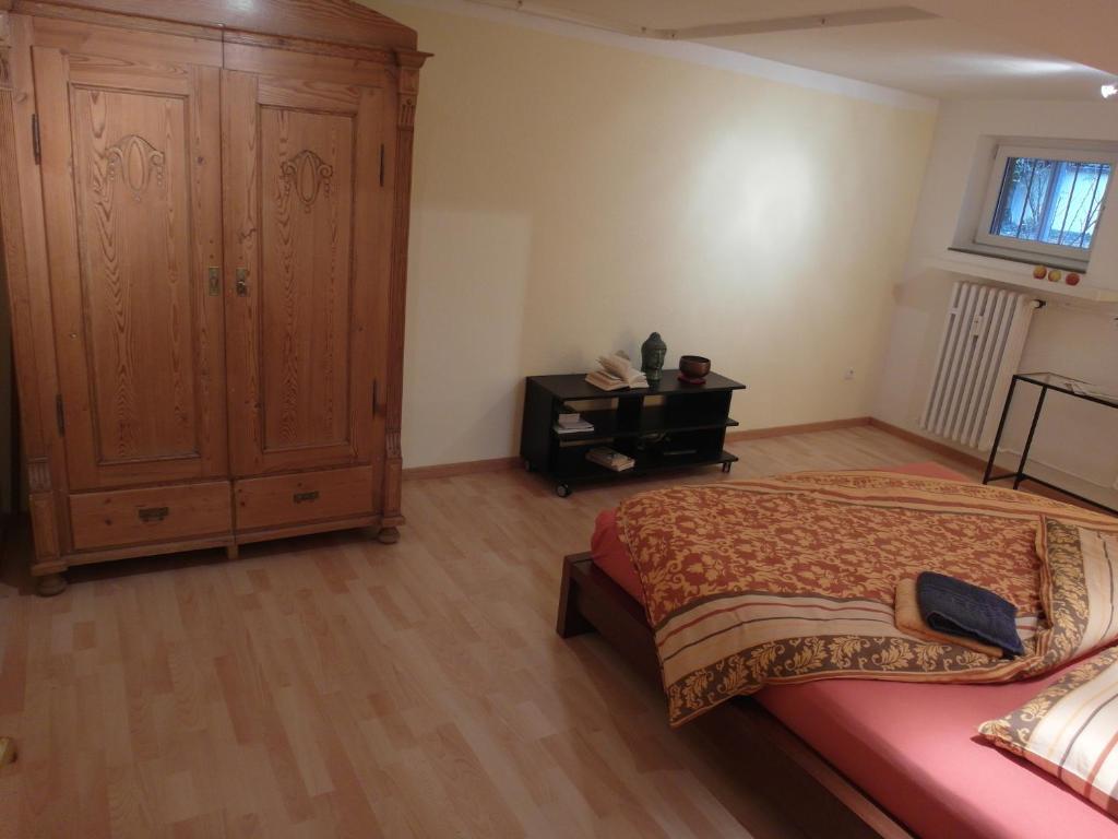 Postel nebo postele na pokoji v ubytování Am Forsthaus Gravenbruch