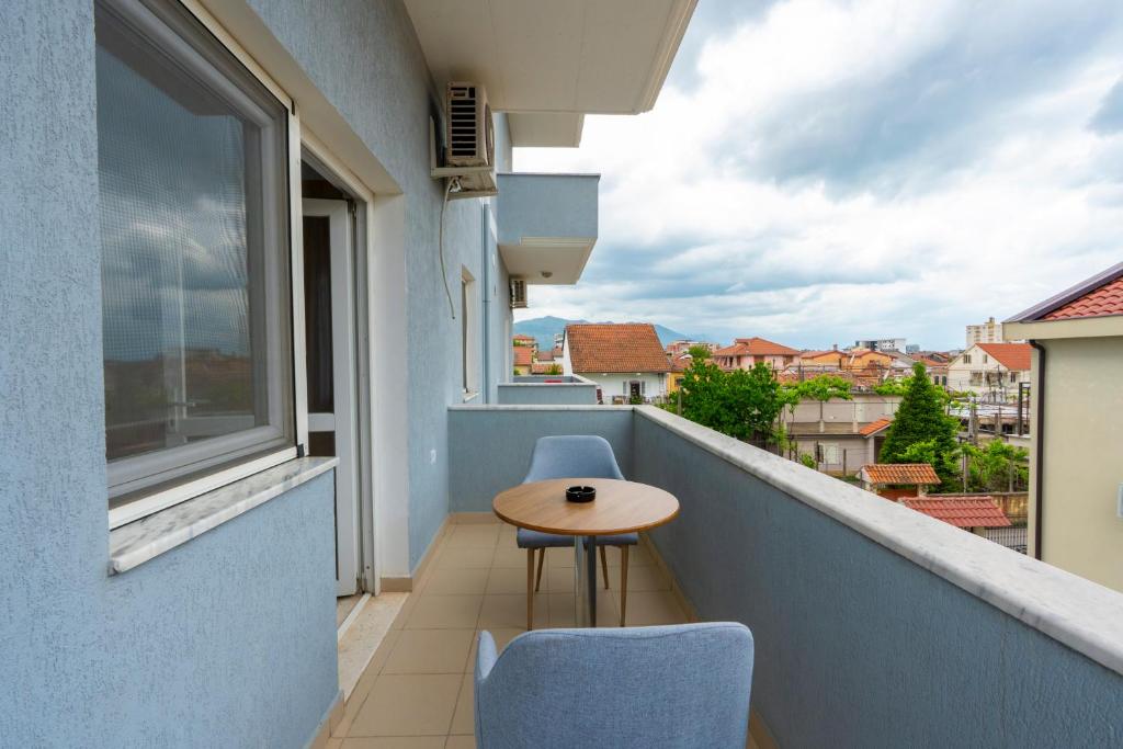 Balkón nebo terasa v ubytování Hotel Shkodra Comfort