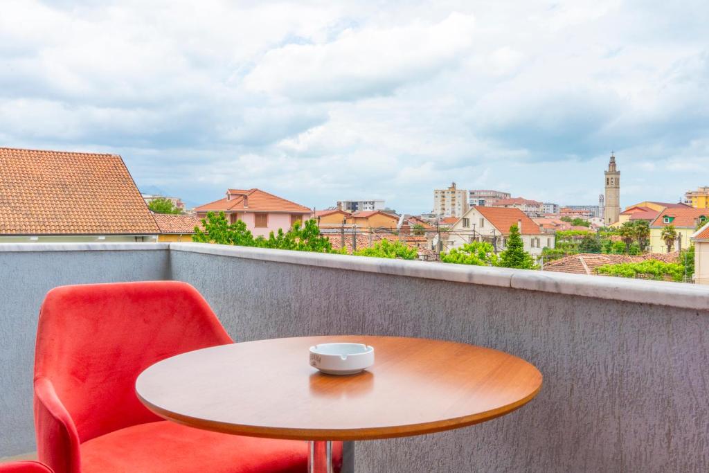 Balkón nebo terasa v ubytování Hotel Shkodra Comfort