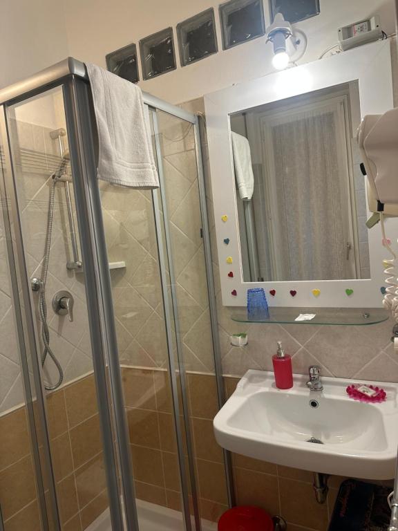 Koupelna v ubytování dreamingrooms