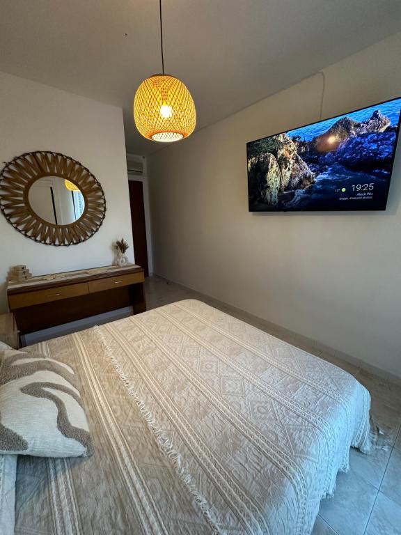 Postel nebo postele na pokoji v ubytování Villa Pietra