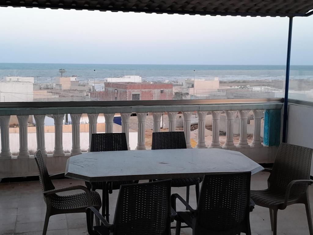 Balkón nebo terasa v ubytování Dar Bhar nouvel appartement