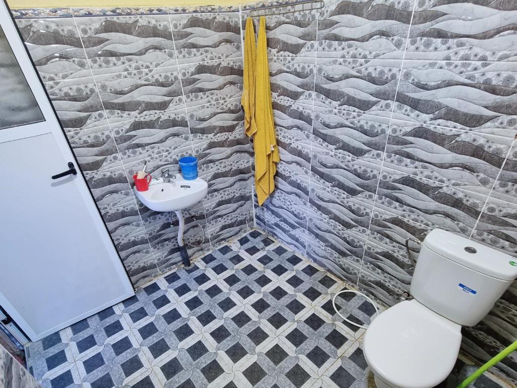 Koupelna v ubytování Auberge La belle vue