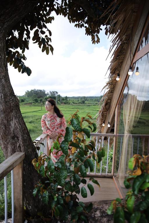 Upes Garden Homestay Bien Ho - Family Room With Garden View