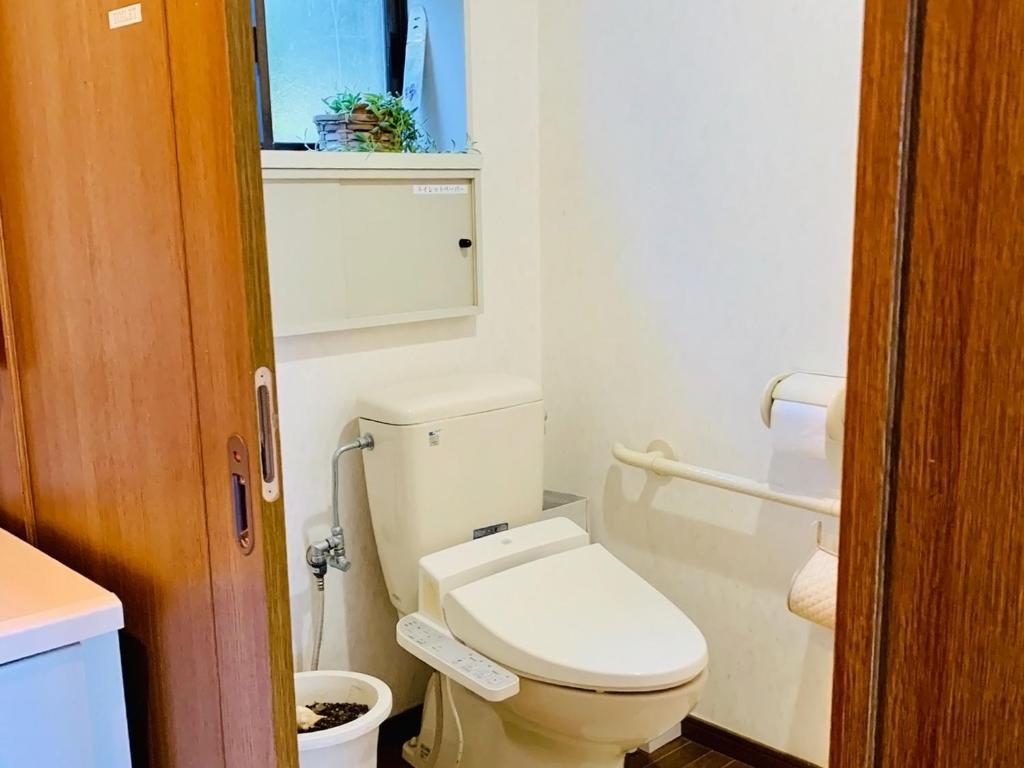 Koupelna v ubytování Guesthouse IKETA
