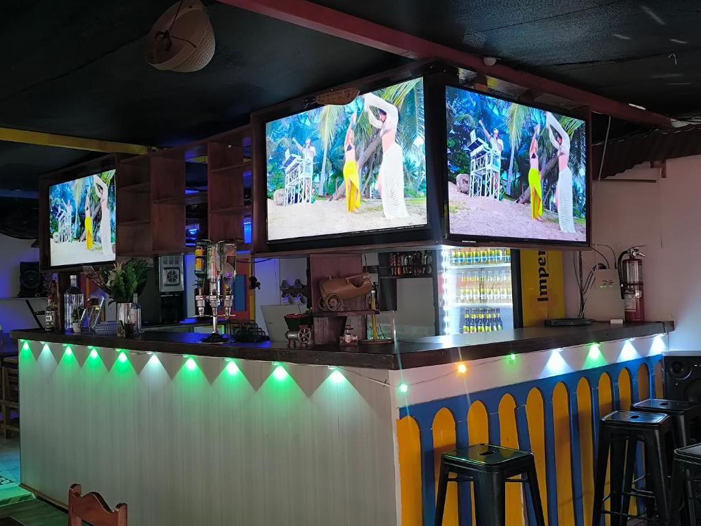 Lounge nebo bar v ubytování Mia cabinas