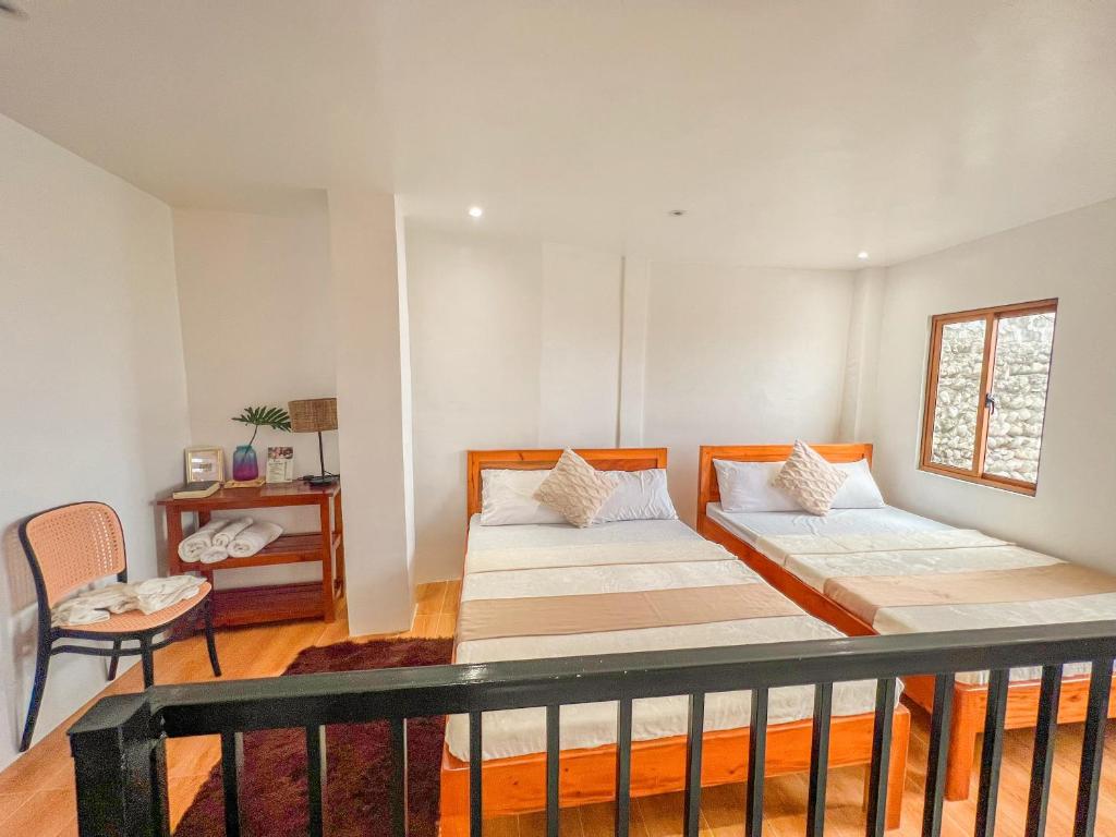Postel nebo postele na pokoji v ubytování Casita Lodge
