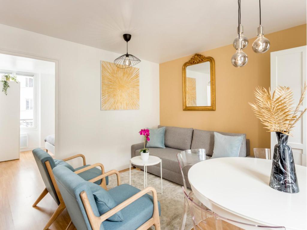 Posezení v ubytování Merveil - Family Suite - Marais - Martin V