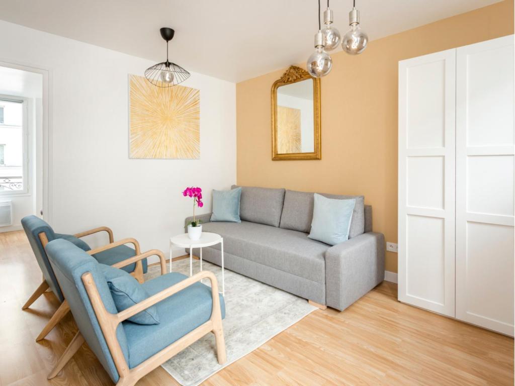 Posezení v ubytování Merveil - Family Suite - Marais - Martin V