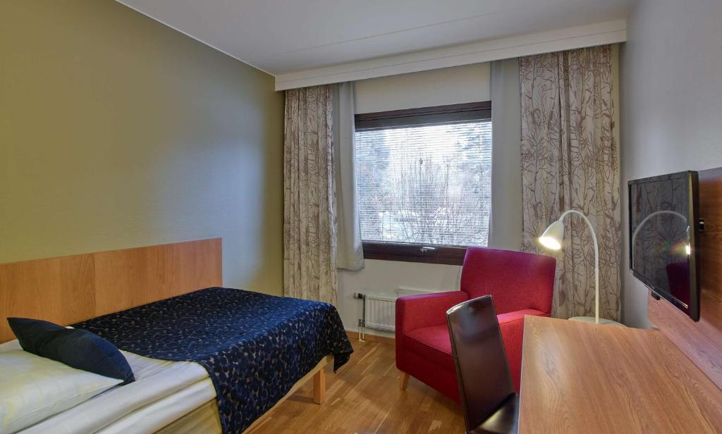 Postel nebo postele na pokoji v ubytování Scandic Gävle Väst