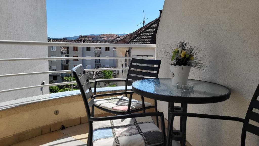 Balkón nebo terasa v ubytování Apartments Teodo