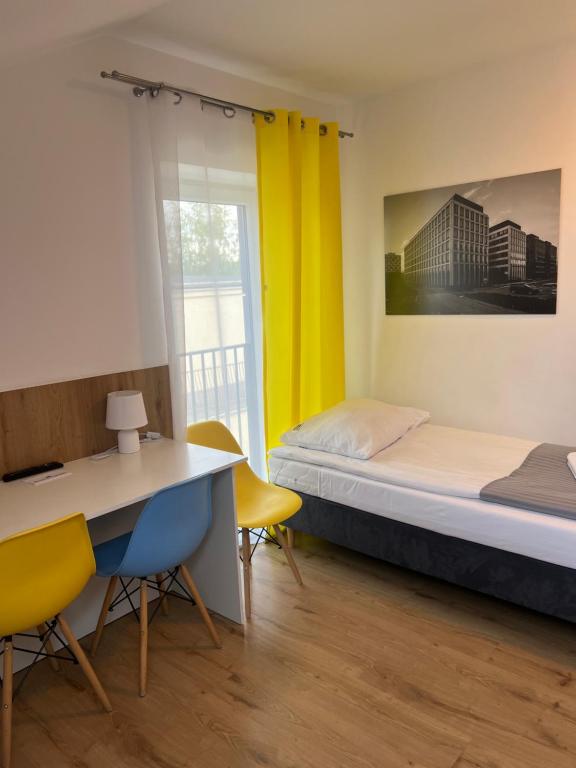 Posteľ alebo postele v izbe v ubytovaní SZWEDZKA22 PL Premium Rooms