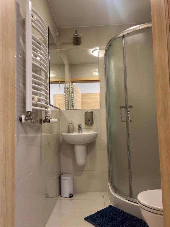Kúpeľňa v ubytovaní SZWEDZKA22 PL Premium Rooms