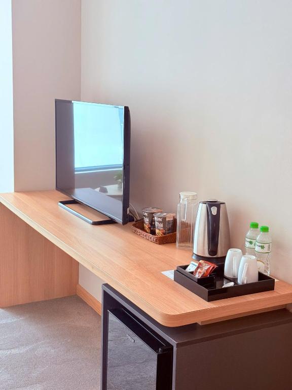 Phòng Deluxe Giường Đôi Nhìn Ra Thành Phố
