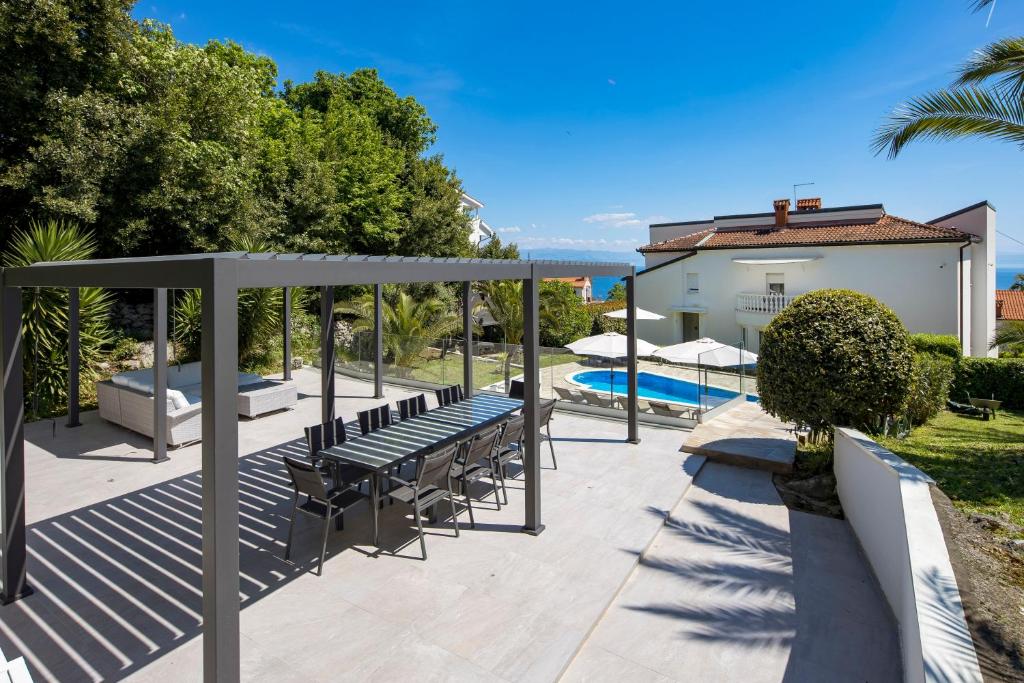 Bazén v ubytovaní Villa Garden Apartment with Pool Opatija alebo v jeho blízkosti