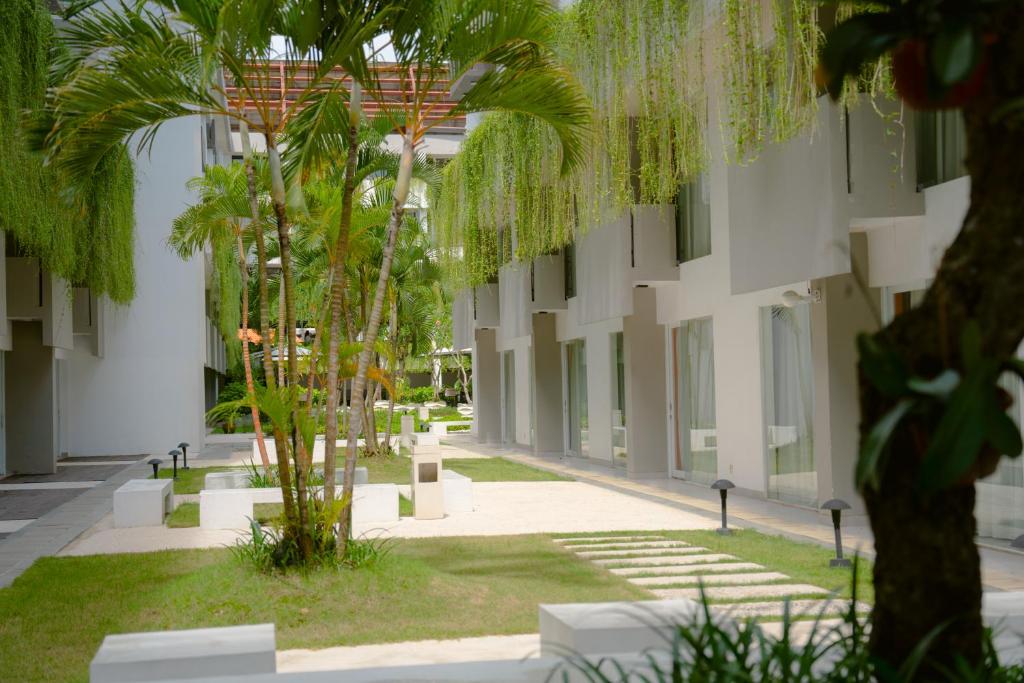Zahrada ubytování Tijili Hotel Benoa