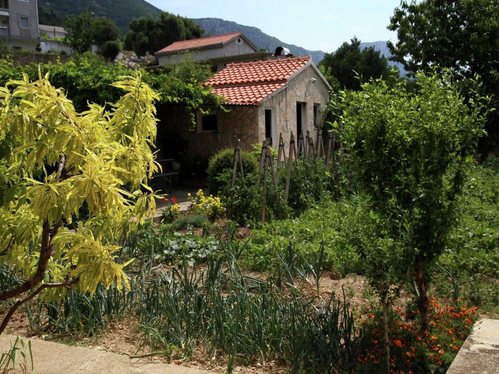 Vonkajšia záhrada v ubytovaní Beautiful apartment in between Split and Trogir