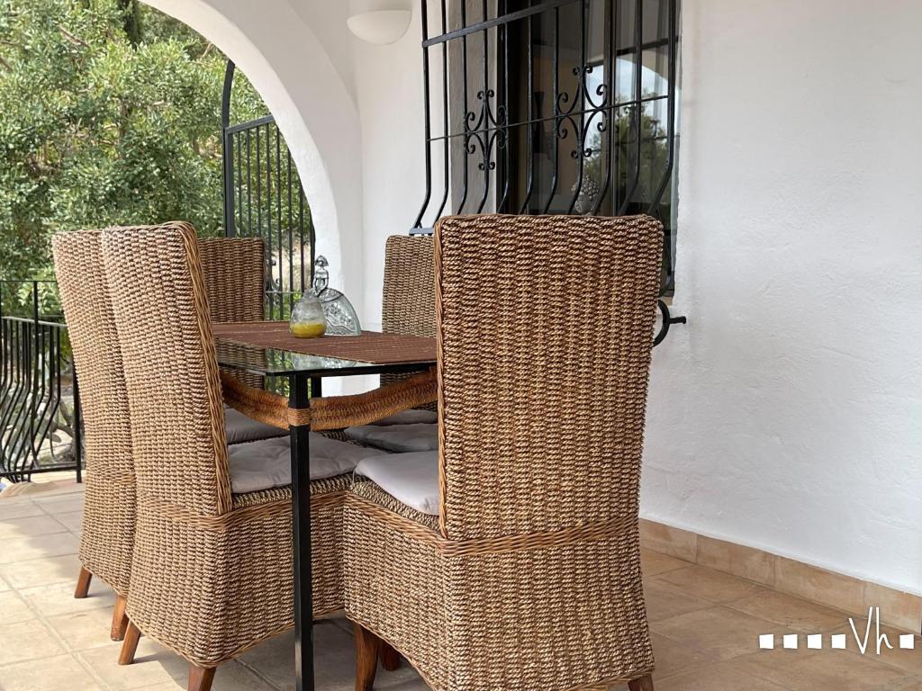 Balkón nebo terasa v ubytování VH CostaBlanca - EL HORIZONTE