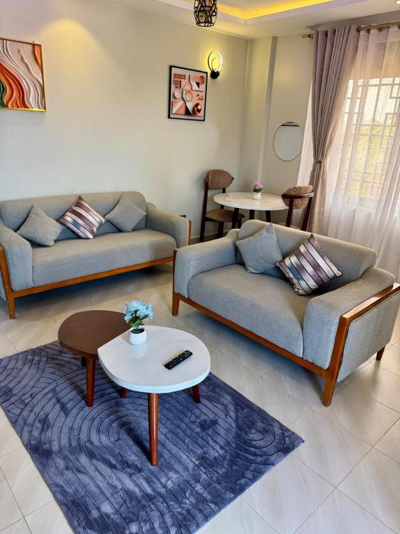 Posezení v ubytování T-star homes