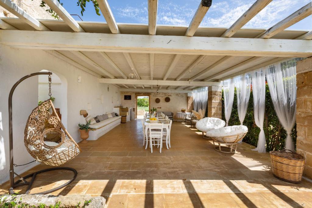 Posezení v ubytování Masseria Li Capperi by Perle di Puglia