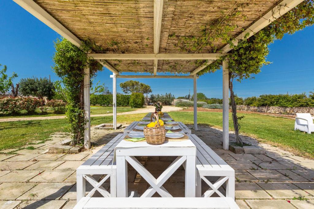 Zahrada ubytování Masseria Li Capperi by Perle di Puglia