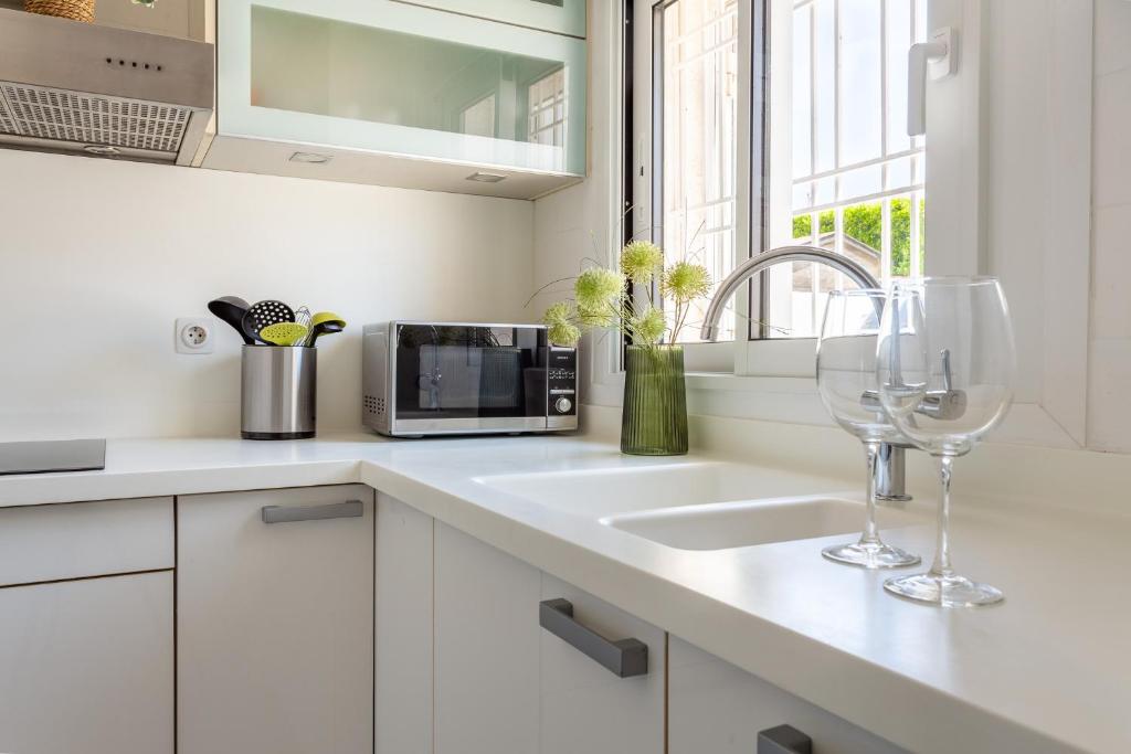 Kuchyňa alebo kuchynka v ubytovaní Apartamento Bohemia
