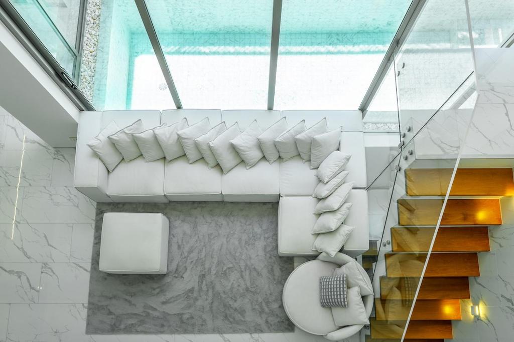 Posezení v ubytování Luxury Villa Residence near Laguna