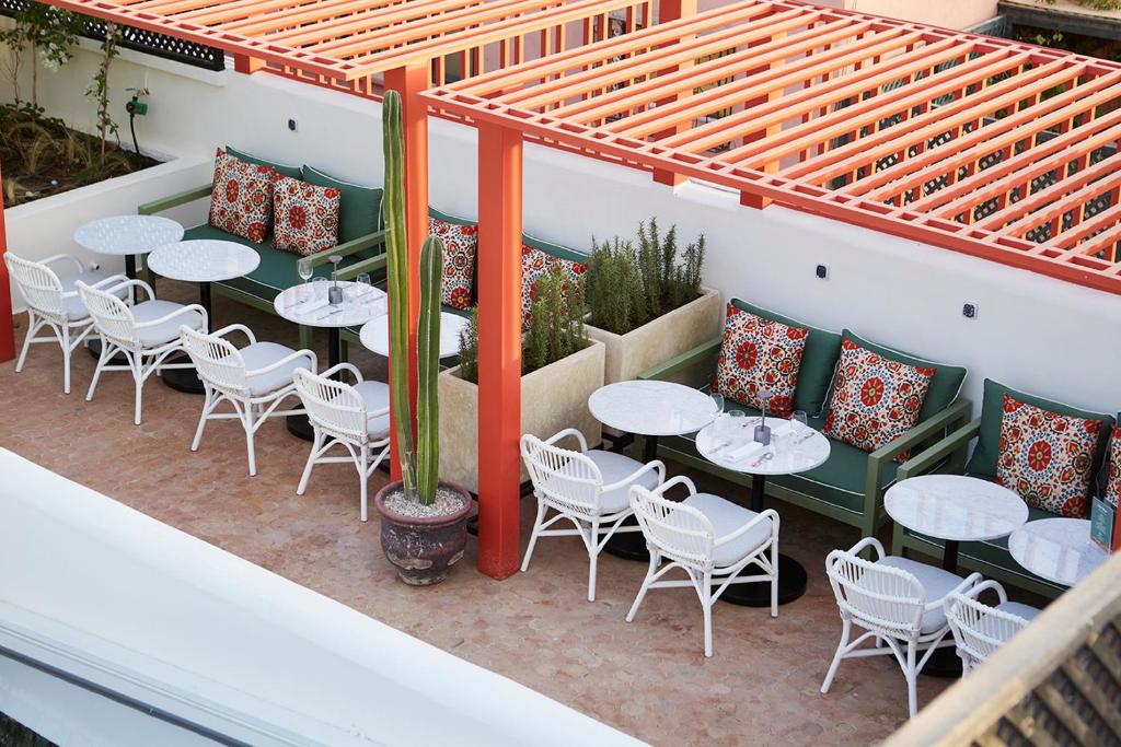 Balcon ou terrasse dans l'établissement Riad O