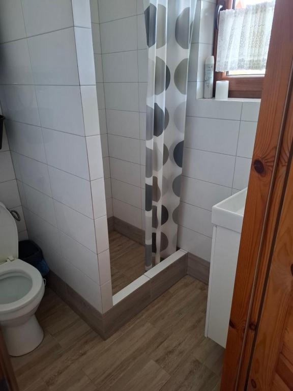 Kúpeľňa v ubytovaní Sunny Lake House Warmia i Mazury jezioro Dadaj