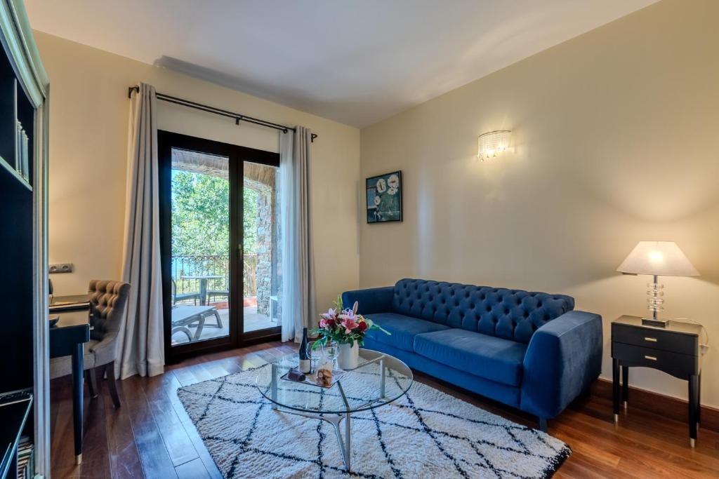 Posezení v ubytování Hôtel Demeure Loredana