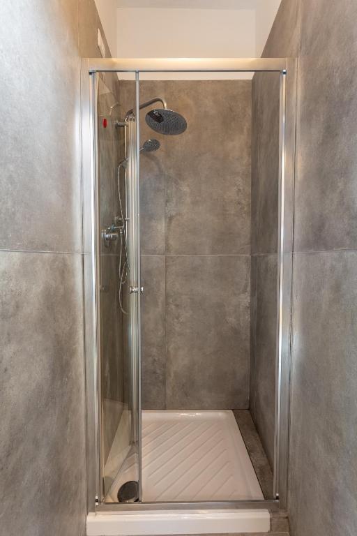 Koupelna v ubytování Hotel Paola