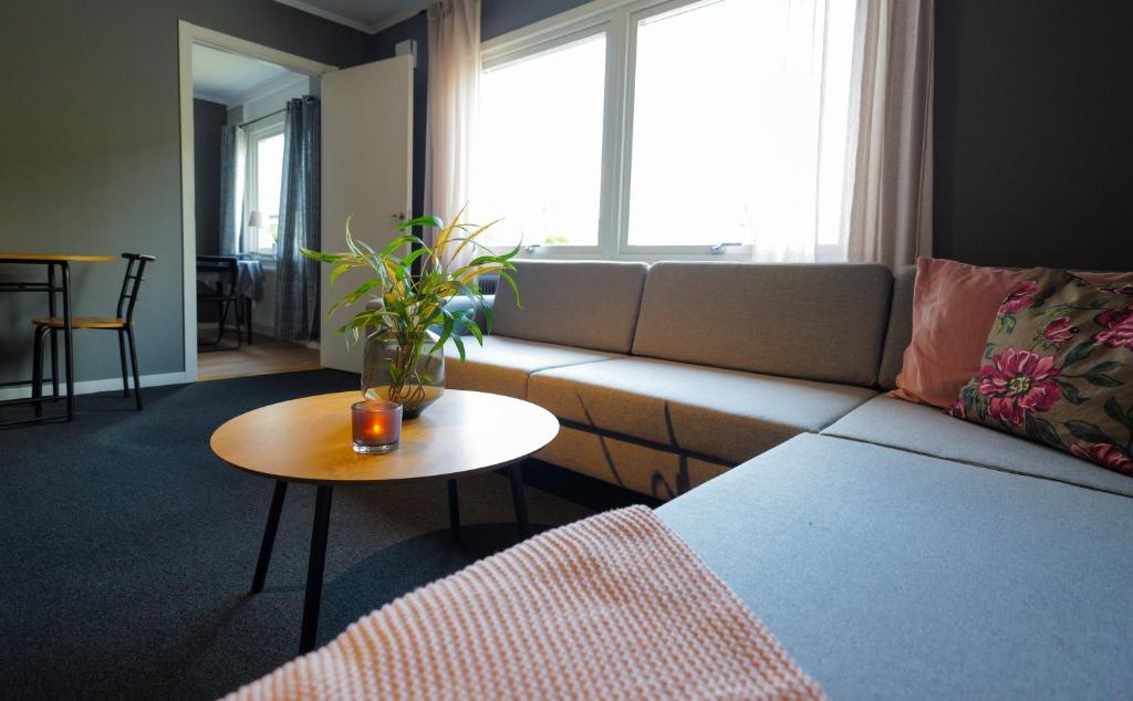 Postel nebo postele na pokoji v ubytování Hotell Veckefjärden