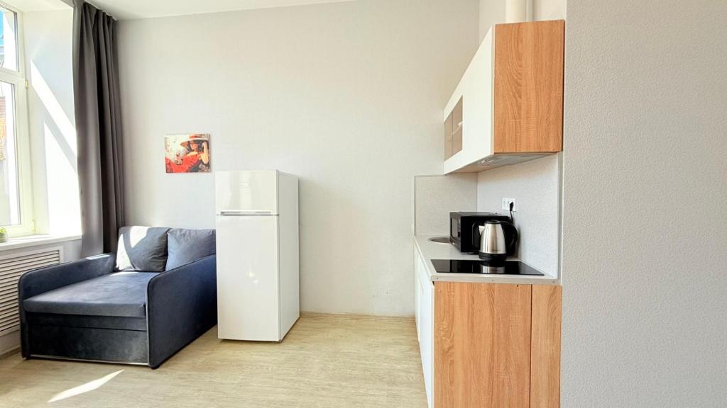 Kuchyň nebo kuchyňský kout v ubytování Centerline Apartments