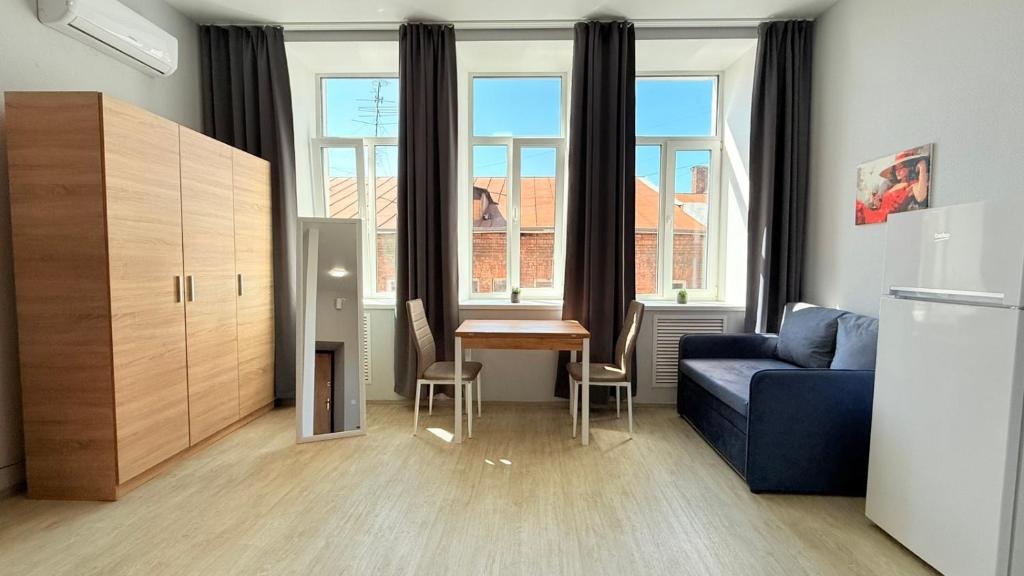 Posezení v ubytování Centerline Apartments