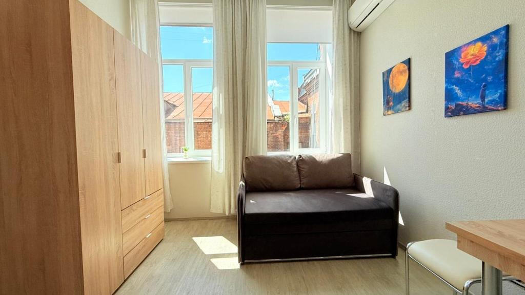 Posezení v ubytování Centerline Apartments