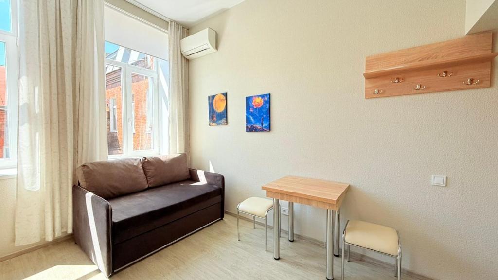 Posezení v ubytování Centerline Apartments