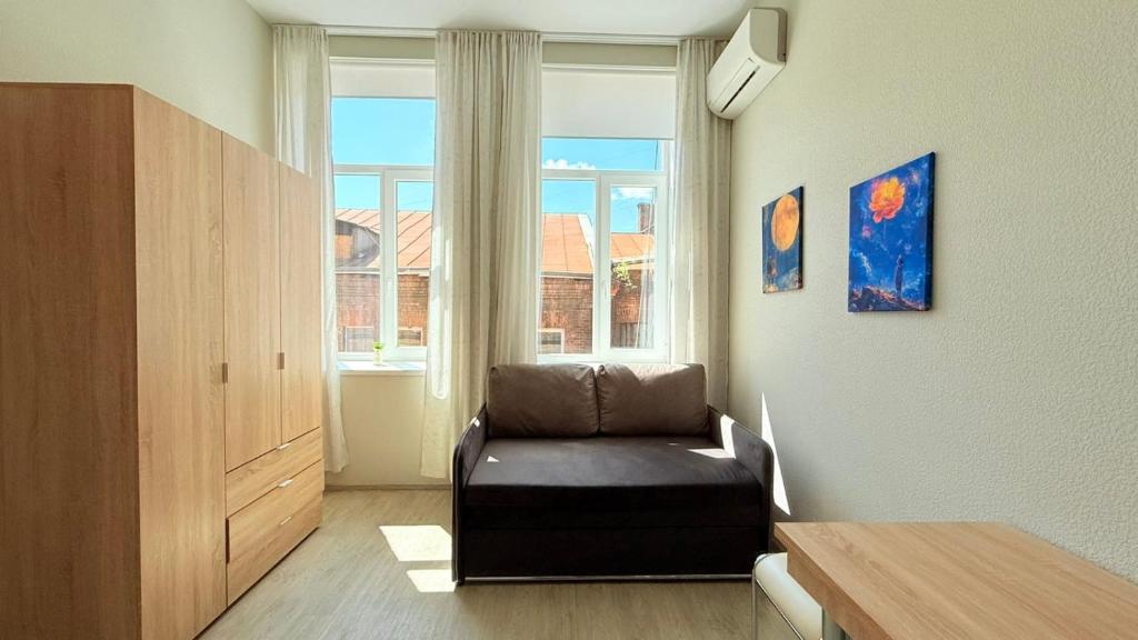 Posezení v ubytování Centerline Apartments