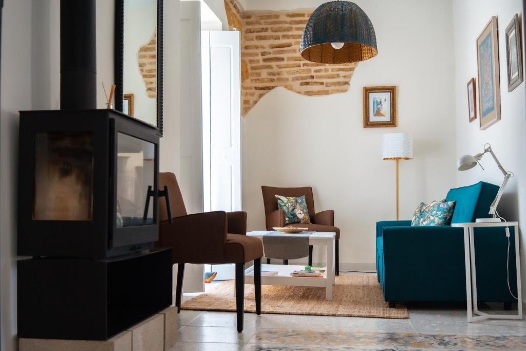 Posezení v ubytování Casa Cuesta Belén